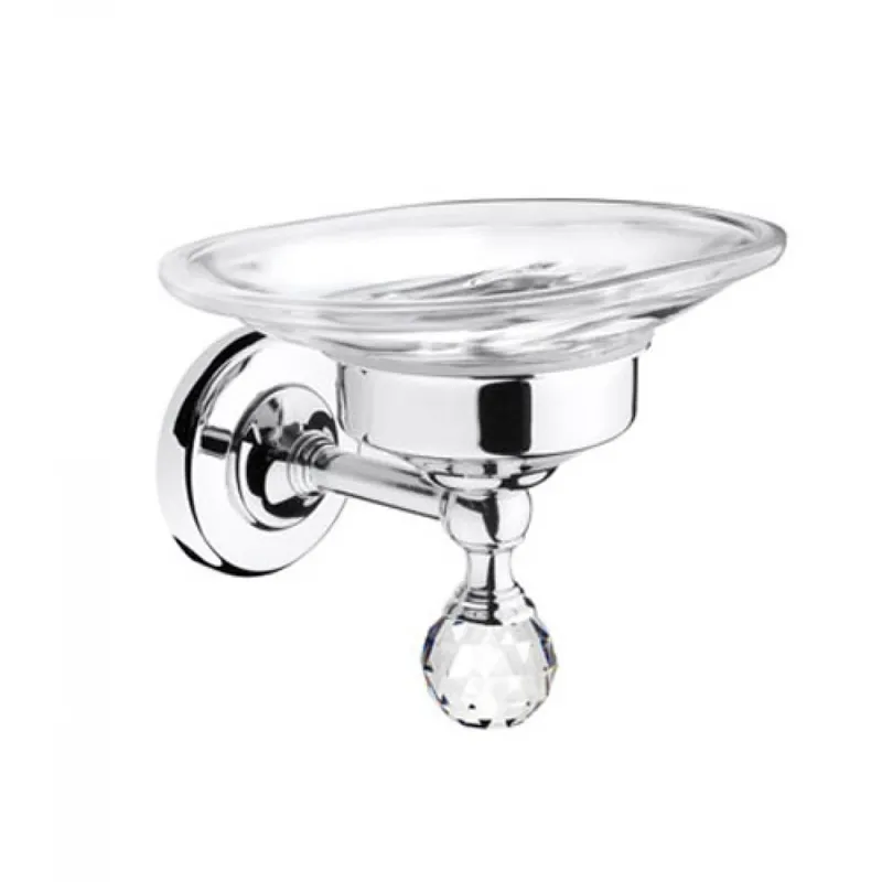 Retro mýdlenka Bianchi VENEZIA ACBVEN03000CRM, chrom / sklo, křišťál Swarovski Rechtstreeks Van De Fabrikant