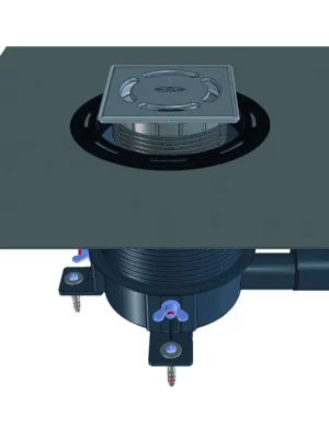Beste Prijs Sprchová vpusť HL541 Primus blue, s vodorovným odtokem, nerez mřížka 115 mm, DN 40/50