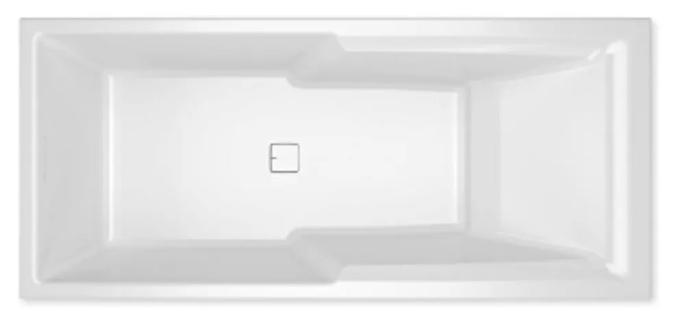 Obdélníková akrylátová vana Riho STILL SHOWER, 180 x 80 cm, objem 260 l, bílá lesklá Nieuw