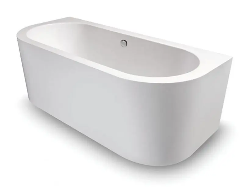 Akrylátová volně stojící vana typu D Santech TIME 180 x 80 cm, SATIM180D-P Gereduceerde Prijs
