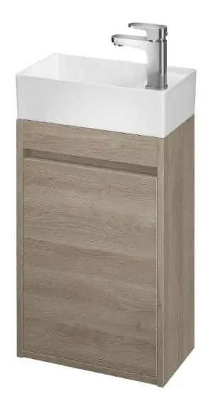 Exclusieve Aanbieding Skříňka pod umývátko Cersanit CREA 40 cm, dub, S924-013, vhodná na WC