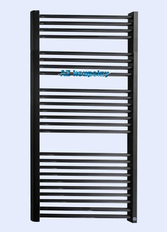 Topný žebřík do koupelny Neriet Primo-N, 750 x 1424 mm, RAL9005 černý lesklý Beperkt Aanbod