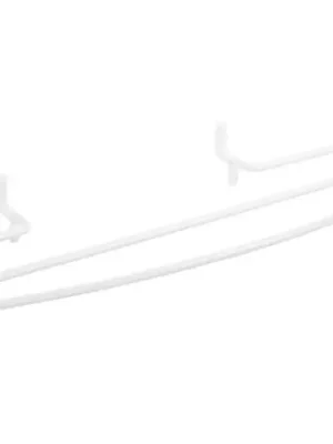Direct Beschikbaar Kulatý designový držák ručníků na otopné těleso Bemeta RAWELL DROT 134504235, 600 mm, bílý