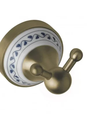 Alleen Vandaag Retro věšáček dvojitý Bemeta KERA, 144706037, bronz /stará mosaz/