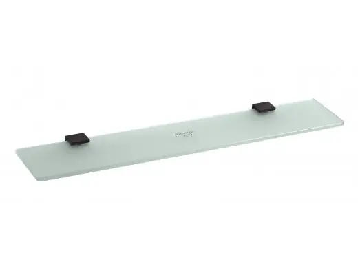 Beperkt Aanbod Polička skleněná Bemeta NERO, 600 x 118 mm, 135002240, černá