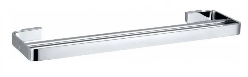 Tijdelijk Beschikbaar Designový nástěnný dvojitý držák ručníků Bemeta SOLO, 139104052, 600 x 130 mm, chrom