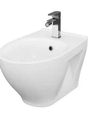 Nejprodávanější Keramický závěsný bidet Cersanit MODUO K116-026, oválný, bílý, bez sifonu