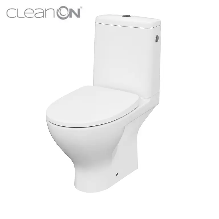 Veilige Betaling WC kombi Cersanit MODUO, 3/5 clean on, sedátko slim wrap duroplast soft close, bílá