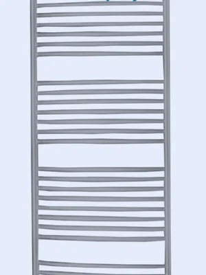Expresní Doručení Topný žebřík P.M.H. BLENHEIM B9MES - Strukturální metalická stříbrná, 750 x 1640 mm