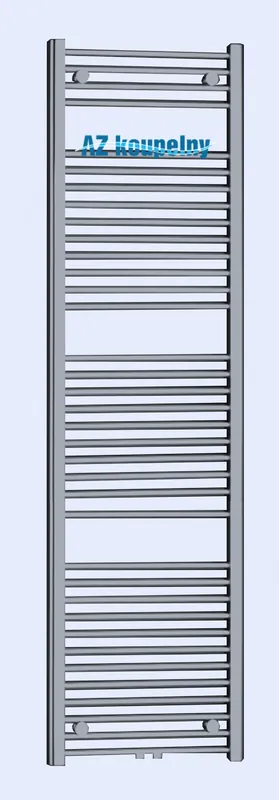 Goedkoop Koupelnový žebřík P.M.H. SAVOY S7MES-M, Strukturální metalická stříbrná, 480 x 1690 mm