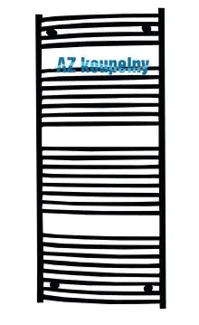 Premium Koupelnový radiátor P.M.H. BLENHEIM B4BL - Strukturální černá, 450 x 1290 mm