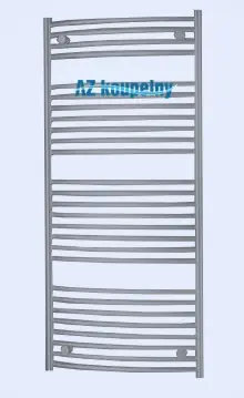 Gratis Retour Topný žebřík P.M.H. BLENHEIM B6MES - Strukturální metalická stříbrná, 750 x 1290 mm