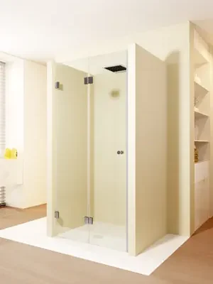 Horká Nabídka Skleněné sprchové zlamovací dveře Riho SCANDIC M105, GX0101201, 100 x 200 cm, levé