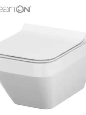 Závěsná WC mísa Cersanit CREA hranatá, Clean On, bez sedátka, K114-016 Bestel Nu