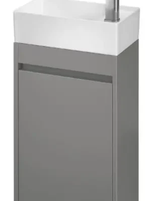 Kup Teď Skříňka pod umývátko Cersanit CREA 40 cm, matná šedá, S924-014, vhodná na WC