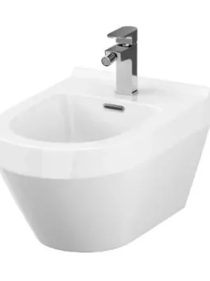 Závěsný bidet Cersanit CREA ovál, K114-009, keramický, designový, bílý Beperkte Voorraad