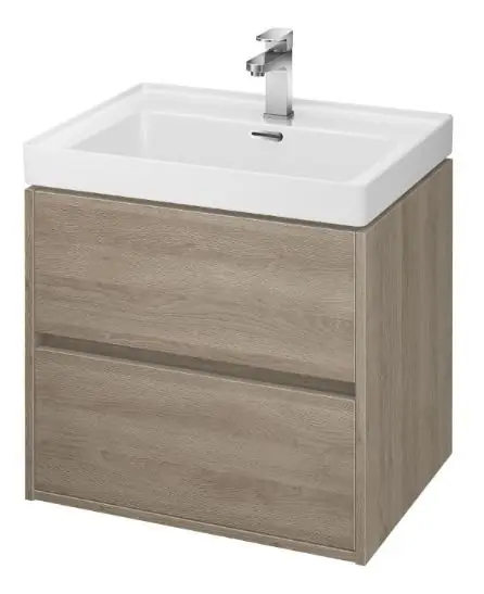 Výhodná Nabídka Skříňka pod umyvadlo Cersanit CREA 60 cm, dub, S924-008
