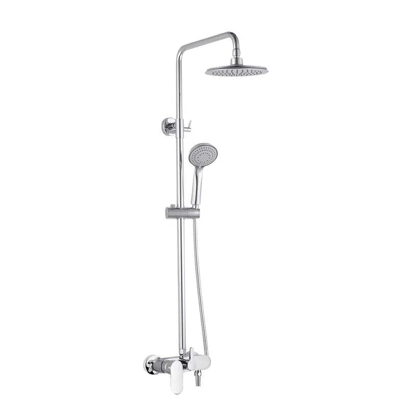 Designový sprchový nástěnný set s vodovodní baterií Bianchi JOY 2025CRM, 2x sprcha, chrom Gratis Retour