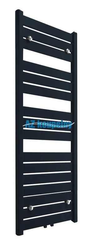 Koupelnový žebřík Neriet Tropic-N/MM, NT-05-600.1350-70-K9005+MM, 600 x 1350 mm, černá mat Seizoensaanbieding