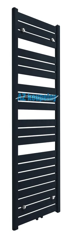 Laatste Versie Koupelnový žebřík Neriet Tropic-N/MM, středové připojení, 600 x 1700 mm,RAL9005 černá lesk
