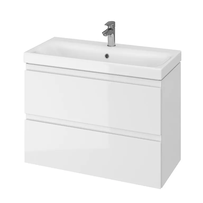 Nieuw Set 979 Cersanit MODUO slim, 80 cm, závěsná skříňka + umyvadlo, (S801-225-DSM), bílé