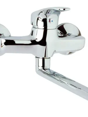 Nízká Cena Dřezová baterie nástěnná Mereo SONÁTA CB302A01N, rozteč 100 mm, ramínko 250 mm, chrom