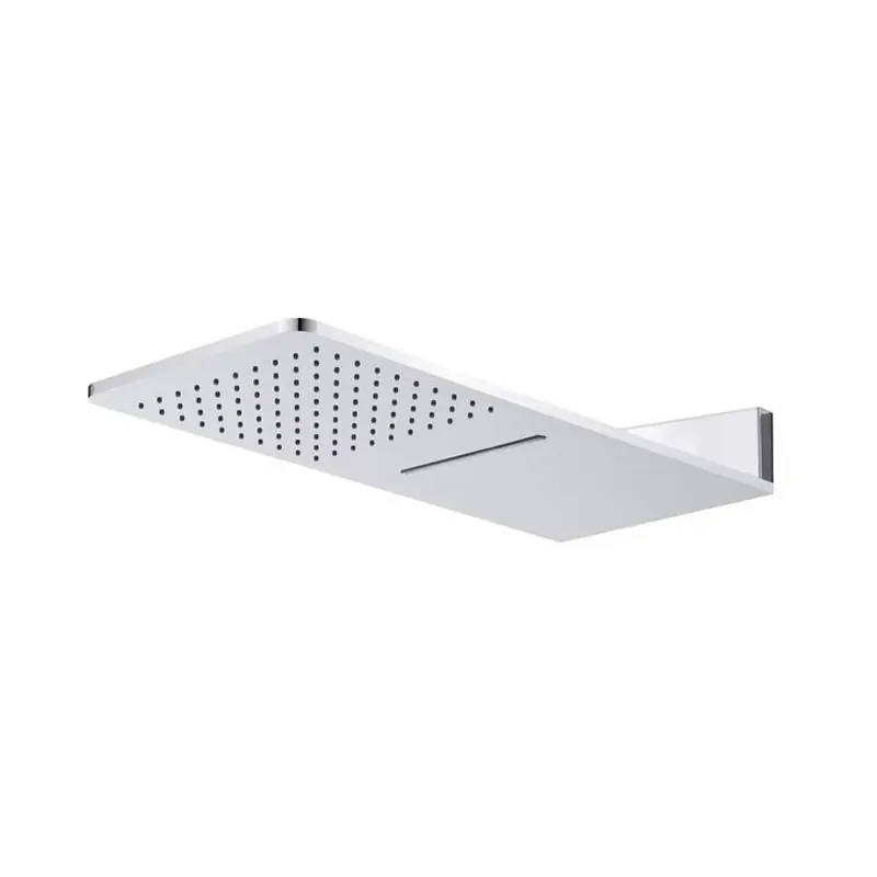 Talířová horní sprcha s vodopádem Mereo CB495, 600 x 251 mm, hranatá, nerez Fabrieksprijs