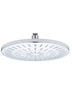 Oblíbený Talířová horní sprcha Mereo CB485A, kulatá 235 mm, s kloubem, bílý plast / chrom