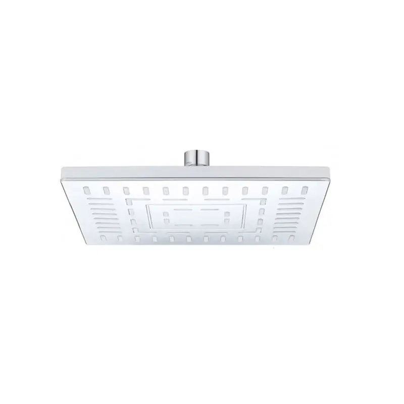 Snelle Levering Talířová horní sprcha Mereo CB485B, hranatá 220 x 220 mm, s kloubem, bílý plast / chrom