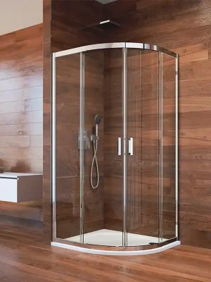 Nejnovější Verze Čtvrtkruhový sprchový kout Mereo LIMA CK608B63K, 100 x 100 cm, R550, čiré sklo 6 mm, chrom