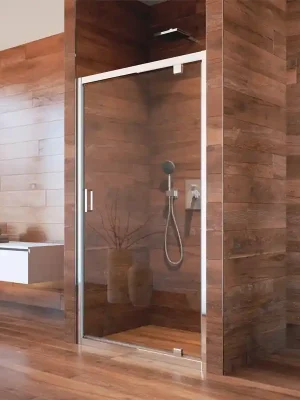 Sprchové pivotové dveře Mereo LIMA CK80912K, 80 x 190 cm, sklo point 6 mm, chrom ALU Premium