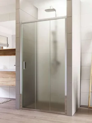 Kup Teď Sprchové dveře zasunovací trojdílné Mereo LIMA CK80622K, 90 cm, chrom, sklo point