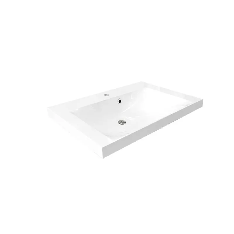 Nábytkové designové umyvadlo z litého mramoru Mereo UCM8146, 80 cm, bílá Betaalbaar
