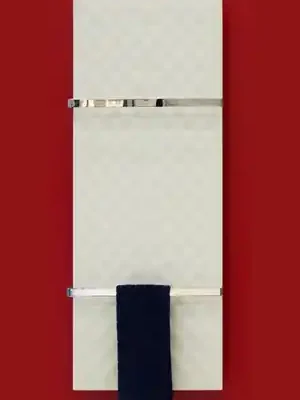 Designový koupelnový radiátor PMH ZONE Z2WH, strukturální bílá matná, 450 x 1570 mm Nejlepší Cena