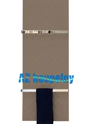 Novinka Koupelnový otopný radiátor P.M.H. ZONE Z1GBE, 450 x 1170 mm, strukturální šedobéžová