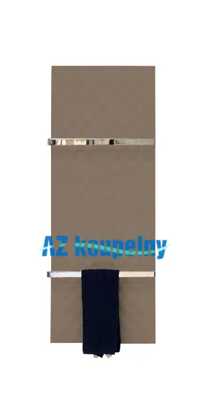 Novinka Koupelnový otopný radiátor P.M.H. ZONE Z1GBE, 450 x 1170 mm, strukturální šedobéžová