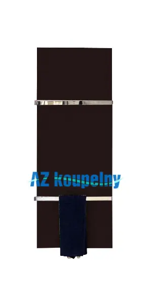 Otopný žebřík do koupelny P.M.H. ZONE Z1BR, 450 x 1170 mm, strukturální hnědá Favoriet