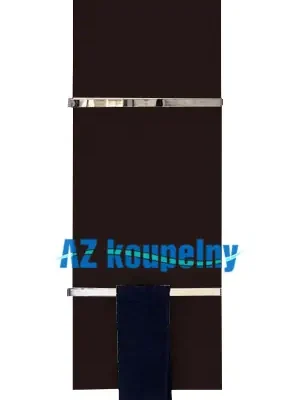 Značkový Otopný žebřík do koupelny P.M.H. ZONE Z2BR, 450 x 1570 mm, strukturální hnědá