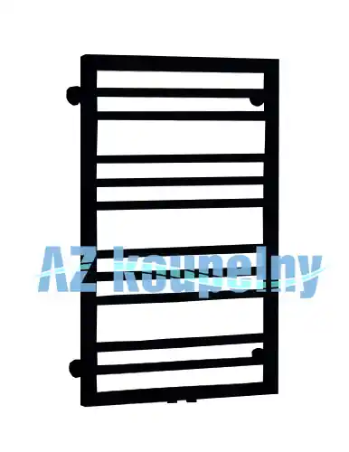 Koupelnový otopný radiátor P.M.H. AVENTO FRAME AVF2B, 600 x 790 mm, černá lesk Kupte Ještě Dnes