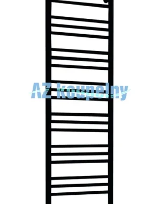 Otopné koupelnové těleso P.M.H. AVENTO FRAME AVF6BL, 600 x 1630 mm, strukturální černá Ověřený