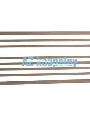 Oblíbený Koupelnový žebřík PMH AVENTO FRAME AVFLGB, horizontální 905 x 480 mm, šedobéžová lesklá