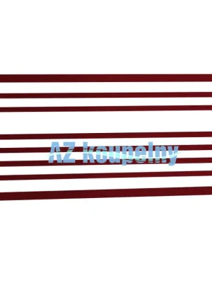 Koupelnový žebřík PMH AVENTO FRAME AVFXLRE, horizontální 1210 x 480 mm, strukturální bordó Bezpečná Platba