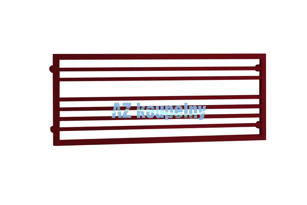 Koupelnový žebřík PMH AVENTO FRAME AVFXLRE, horizontální 1210 x 480 mm, strukturální bordó Veilige Betaling