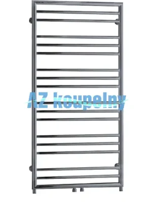 Novinka Otopné těleso do koupelny P.M.H. SORANO FRAME SNF3MS, 500 x 1210 mm, metalická stříbrná