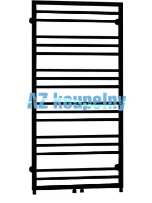 Nejprodávanější Koupelnový topný žebřík PMH SORANO FRAME SNF3BL, 500 x 1210 mm, strukturální černá matná