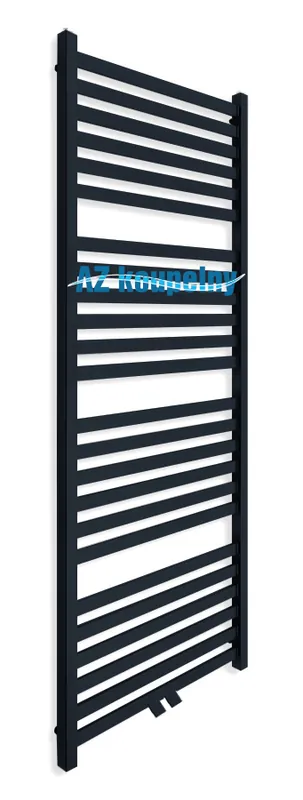 Topný žebřík Neriet Capri / MM- středové připojení, 500 x 1436 mm, barva RAL9005 černá mat Gecertificeerd