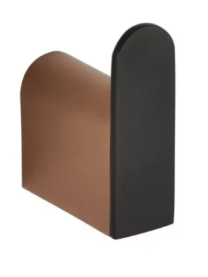 Věšáček Bemeta GALLA, 108106020, designový, zaoblený, chrom / černá Hoge Kwaliteit
