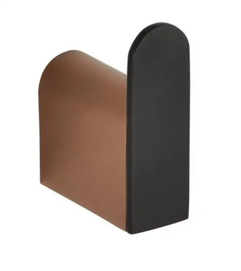 Věšáček Bemeta GALLA, 108106020, designový, zaoblený, chrom / černá Vysoce Kvalitní