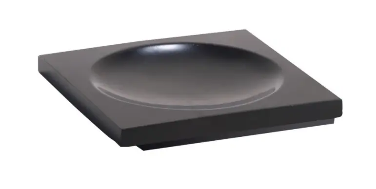 Gereduceerde Prijs Mýdlenka na postavení Bemeta GAMMA designová, 145608310, polyresin, hranatá, černá