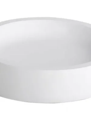 Beperkte Voorraad Designová mýdlenka na postavení Bemeta GAMMA, 145708324, polyresin, kulatá, bílá